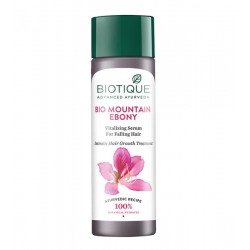 Biotique Bio Mountain Ebony Vitalizing Serum for Falling Hair, 120ml Intensive Hair Growth Treatment