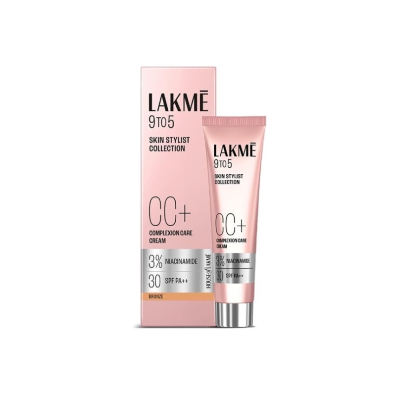 Lakme 9 to 5 Cc Complexion Care Cream SPF 30 PA++, (03 Bronze) All