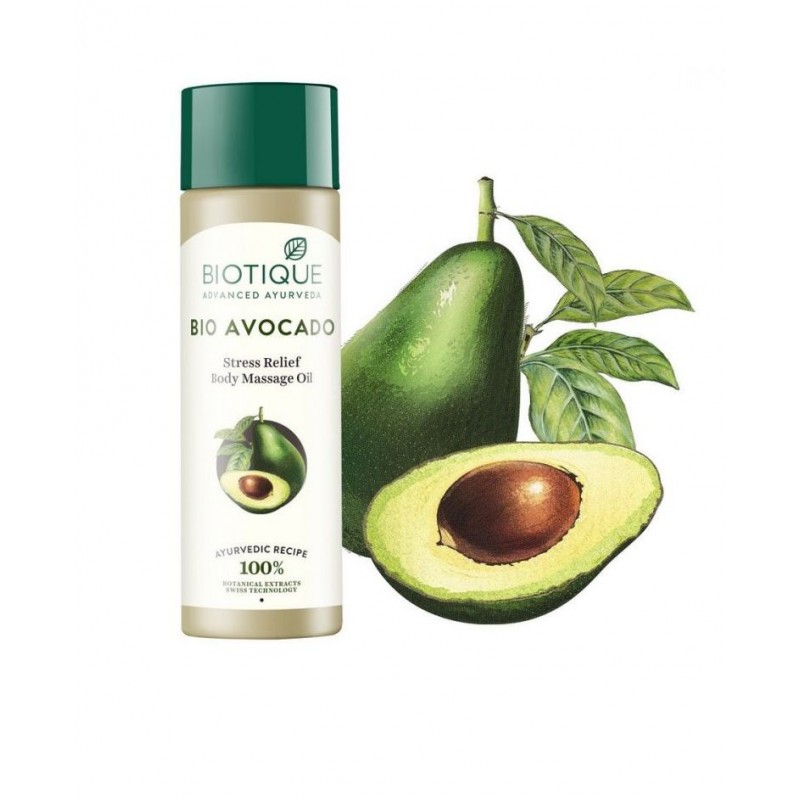 Biotique Bio Avocado Stress Relief Body Massage Oil, 200ml