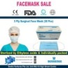 3 Ply Surgical Mask (Medical Grade Mask), Ear Loop, 3 Layer