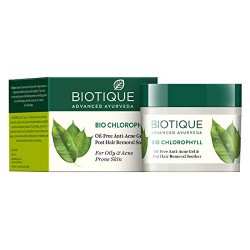 Biotique Bio Clove Face Pack 75g, Bio Neem Face Wash 150ml, Bio Winter Green Cream 15g & Bio Chlorophyll Anti Acne Gel 50g