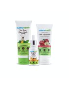 Mamaearth Acne Marks Reduction Kit: Tea Tree Face Wash (100ml), Skin Correct Face Serum (30ml), Oil-Free Face Moisturizer (80g)