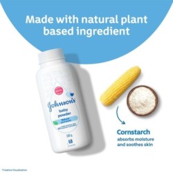 Johnson's Classic Baby Powder - Keeps Baby's Skin Comfortable & Dry