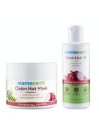 Mamaearth Combo Of Onion Hair Mask, 200g & Onion Hair Oil, 150ml
