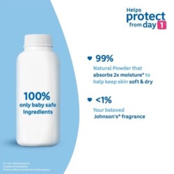 Johnson's Classic Baby Powder - Keeps Baby's Skin Comfortable & Dry