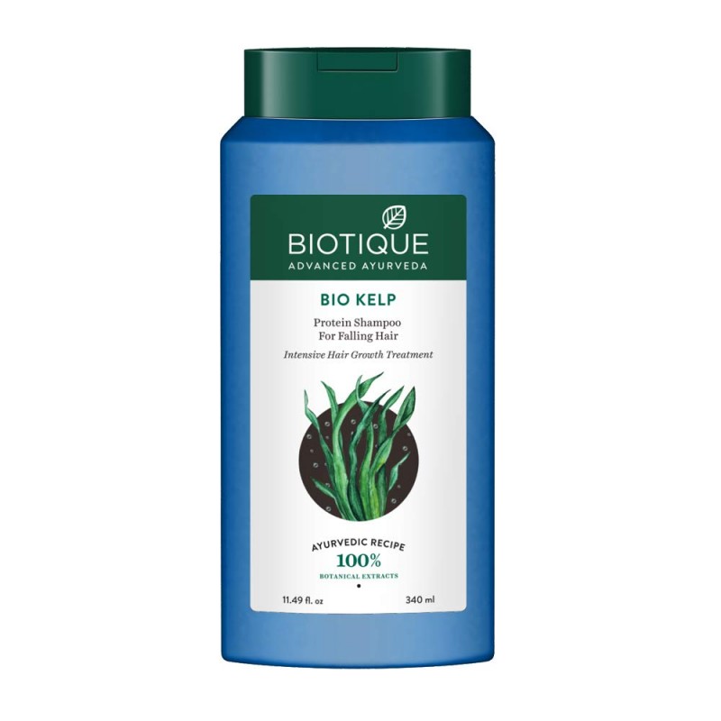 Biotique Combo Of Bio Mountain Ebony Vitalizing Serum, 120ml & Bio Kelp  Protein Shampoo, 340ml