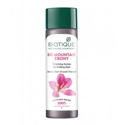 Biotique Combo Of Bio Mountain Ebony Vitalizing Serum, 120ml & Bio Bhringraj Therapeutic Oil, 200ml