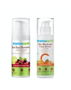 Mamaearth Combo Of Skin Illuminate Face Serum & Bye Bye Blemishes Face Cream, 30g Each