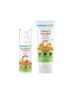 Mamaearth Vitamin C Radiance Combo: Vitamin C Face Wash (100ml) & Skin Illuminate Face Serum (30g)