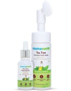 Mamaearth Combo Of Tea Tree Foaming Face Wash (150ml) & Tea Tree Face Serum (30ml)