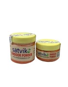 Satvik Natural Sindoor Powder (Orange), 50gm. Used by  married Indian women