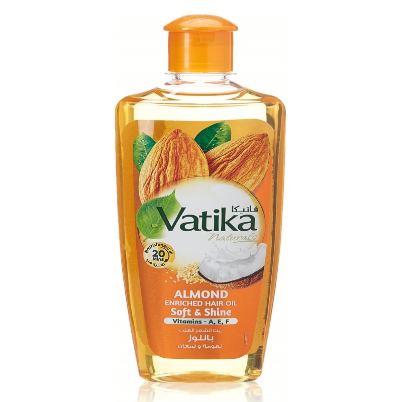 Dabur Vatika Naturals (Coconut) Almond Enriched Hair Oil With Coconut, 200ml