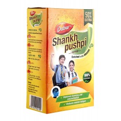 Dabur Shankhpushpi Syrup, 450ml+225ml, Enriched With Brahmi, 100% Ayurvedic, Improves Learning & Concentration