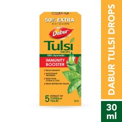 Dabur Tulsi Drops, 20ml+10ml, 100% Ayurvedic Immunity Booster