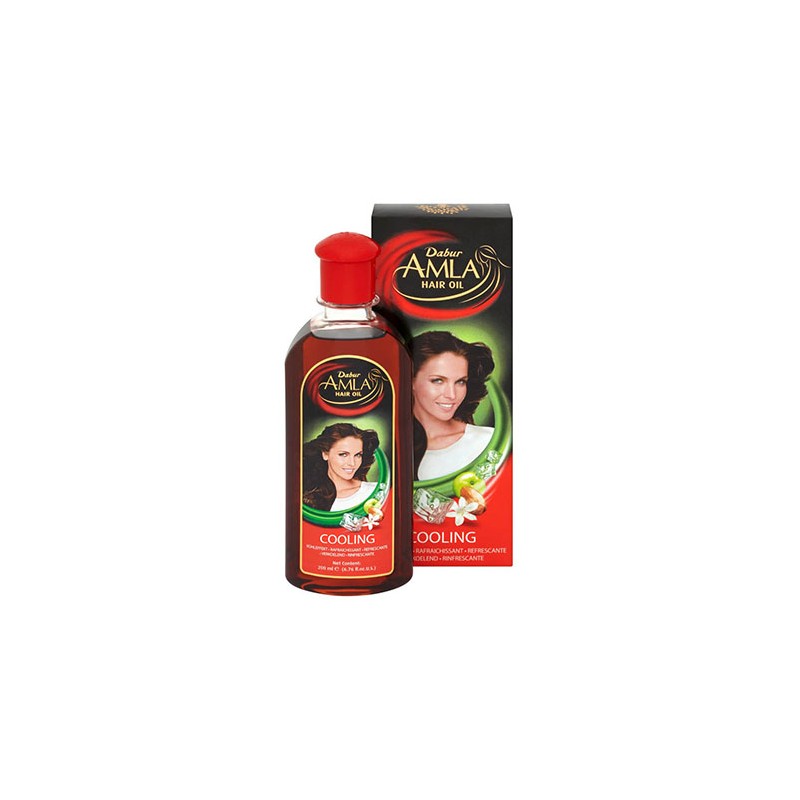 Dabur Amla Hair Oil (Cooling), 300ml- Instant Relief From Heat & Stress, Provides Soothing OF Scalp