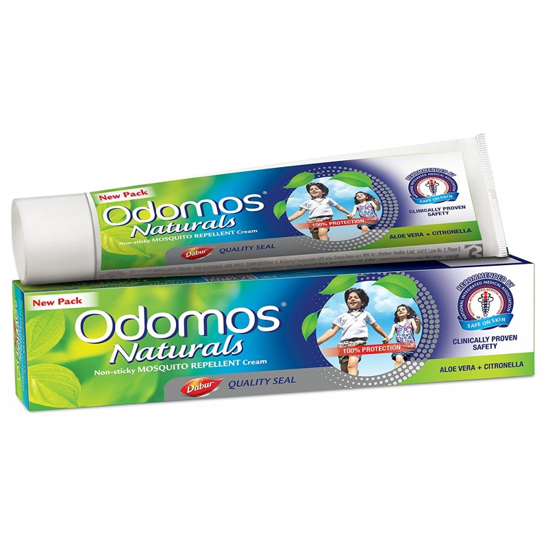 Dabur Odomos Naturals Non-Sticky Mosquito Repellent Cream, 100g Dabur Odomos Naturals Non-Sticky Mosquito Repellent Cream, 100g