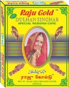 Raju Gold Dulhan Singhar Special Mehandi Cone, Pack of 12 Pcs
