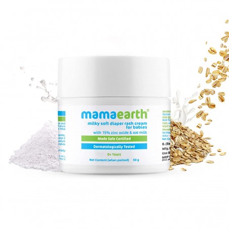 Mamaearth Milky soft diaper rash cream for babies - 50gm