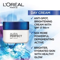 L'oréal Paris Aura Perfect Day Cream, Moisturising and Brightening