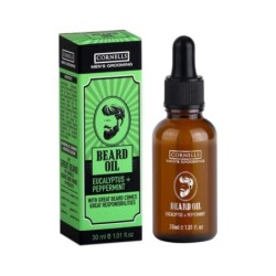 Cornells Men's Grooming Beard Oil, with Eucalyptus & Peppermint 30ml