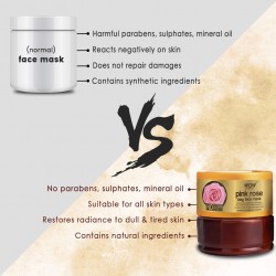 Wow Skin Science - Pink Rose Clay Face Mask - 200ml