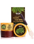 Wow Skin Science - Anti-acne neem tea tree clay face mask - 200ml