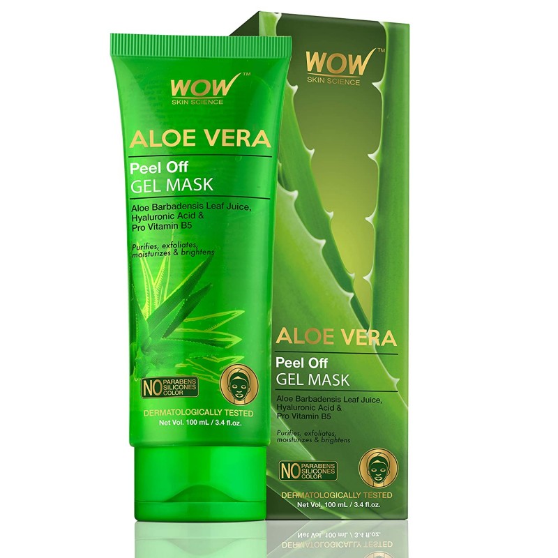 Wow Skin Science - Aloe vera peel off gel mask - 100ml