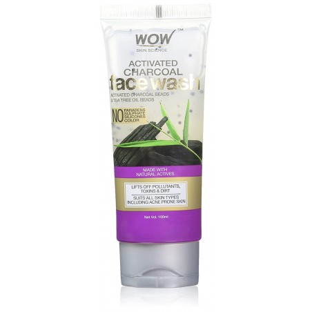 Wow Skin Science - Activated Charcoal face wash - 100ml