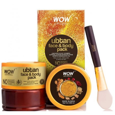 Wow Skin Science - Ubtan Face and body pack - 200ml