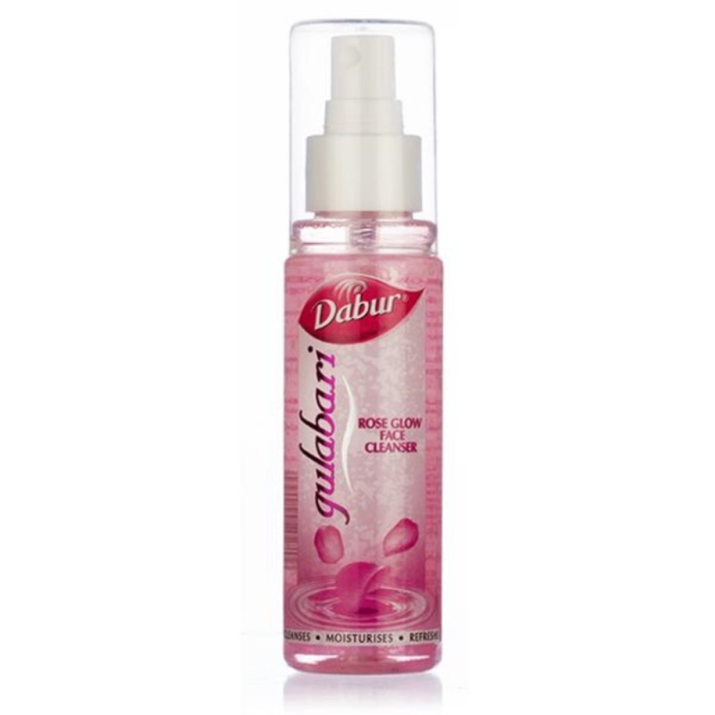 Dabur Gulabari Rose Glow Face Cleanser - 3 in 1 Cleanse, Moisturize