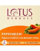 Lotus Herbals Papayablem Papaya-N-Saffron Anti-Blemish Cream