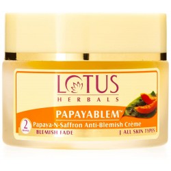 Lotus Herbals Papayablem Anti Blemish Cream, 50g