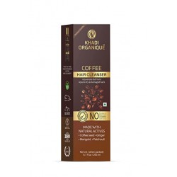 Khadi Organique Coffee Hair Cleanser / Shampoo SLS & PARABEN FREE 200 ML