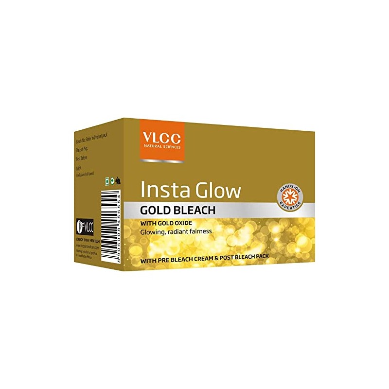 VLCC Insta Glow Gold Bleach, 402g