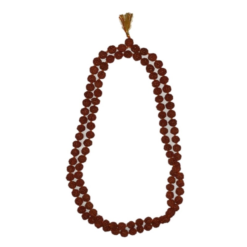 Satvik Rudraksh Mala, 108 Beads for Prayer, Rosary Japmala