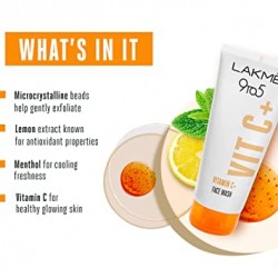 Lakme -  9to5 vitamin c face wash - 100g