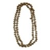 Satvik Brown Tulsi Beads Mala, Holy Basil Rosary String, 108 Beads