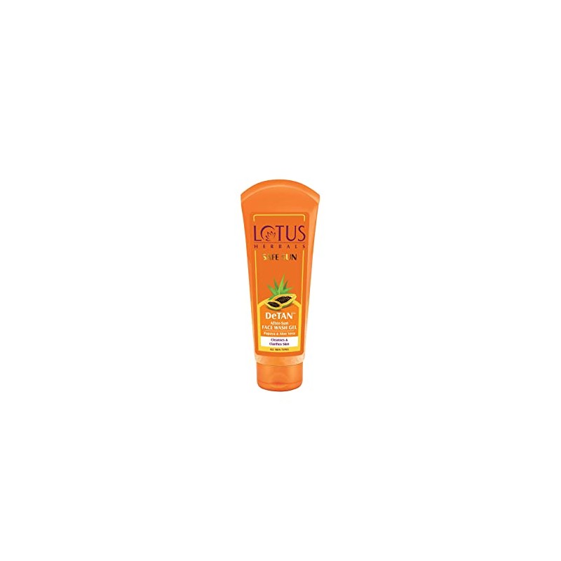 Lotus Herbals - Safe Sun DeTAN After-Sun Face Wash Gel -100g