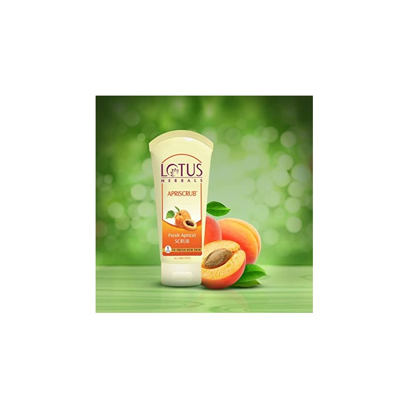 Lotus Herbals - Apriscrub Fresh Apricot Scrub - 100g