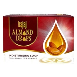 Bajaj Almond Drops Moisturising Soap with Almond Oil & Vitamin E 125g