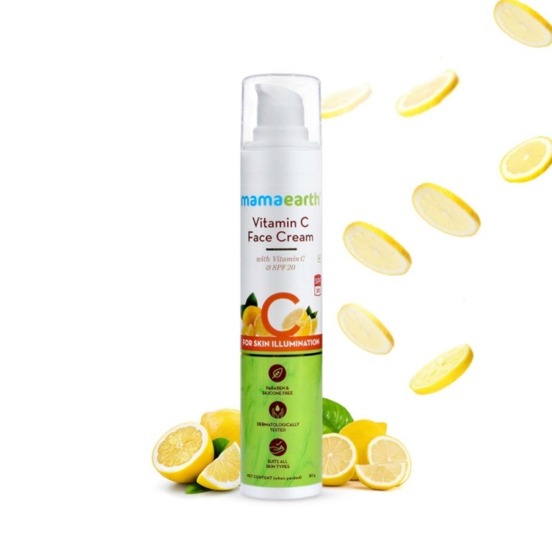 Mamaearth Vitamin C Day Face Cream with Vitamin C & SPF 20, for Skin