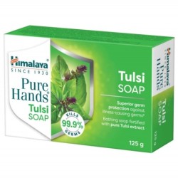 Himalaya Pure Hands Tulsi Soap, Each- Kills 99.9% Germs, Grade 1 Soap