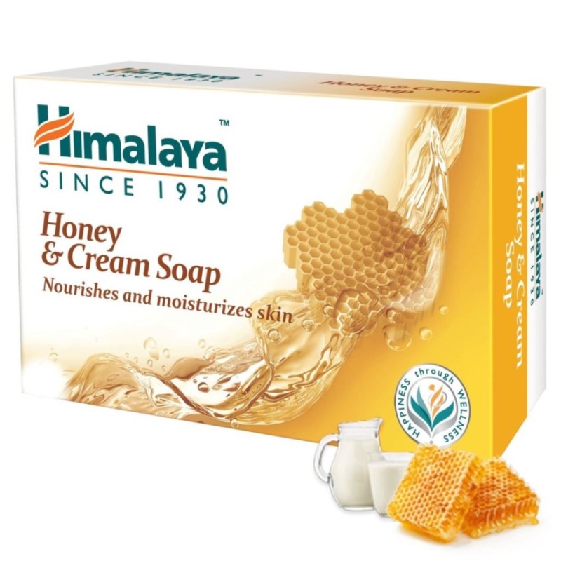 Himalaya Honey & Cream Soap, Each, Nourishes & Moisturizes Skin 125g