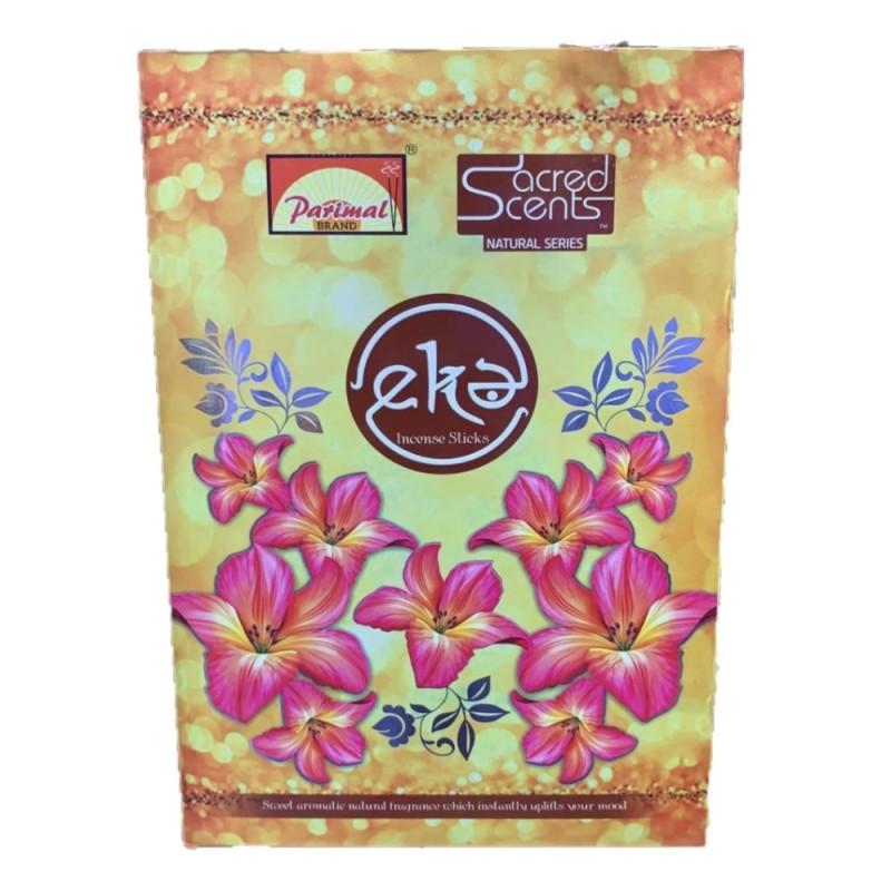 Parimal Sacred Scents Eka Incense Sticks for Pooja and Prayer 12 Packs