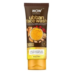 Wow Skin Science Ubtan Face Wash - with Chickpea Flour, Turmeric
