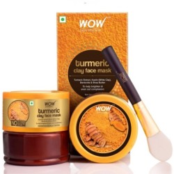Wow Skin Science Turmeric Clay Face Mask - Helps to Brighten &Amp;