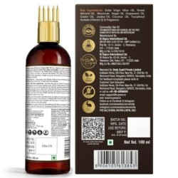 Wow Skin Science Moroccan Argan Hair Oil with Comb Applicator, Pure