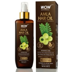 Wow Skin Science Amla Hair Oil - Infusion of Indian Gooseberry