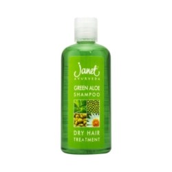 Janet Ayurveda Green Aloe Shampoo - Dry Hair Treatment 300ml