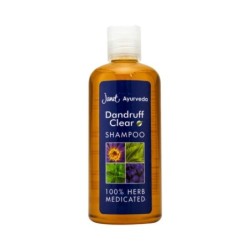 Janet Ayurveda Dandruff Clear Shampoo - 100% Herb Medicated 300ml